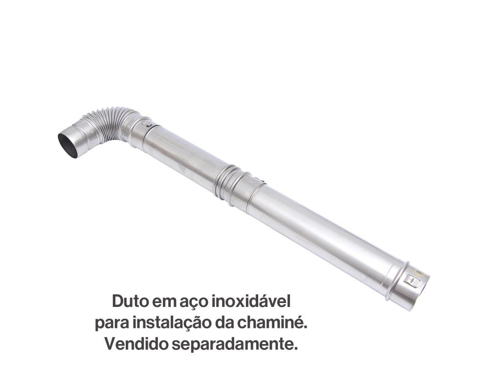 Aquecedor a Gás Duto aço inox C40